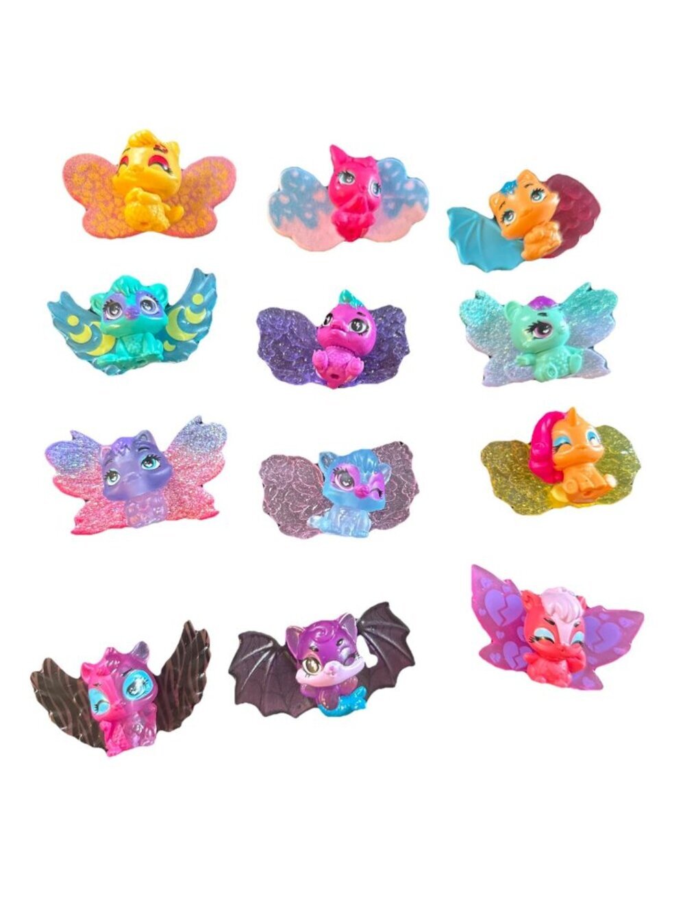 Lot of 12 HATCHIMALS Colleggtibles Wilder /Wild Wings Animal Figures